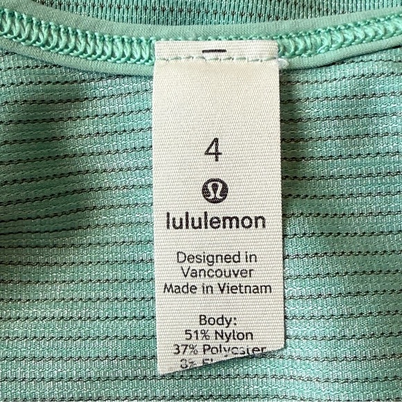 Lululemon Run Off Route Tank Top Size 4 Heathered Washed Marsh - Picture 8 of 10